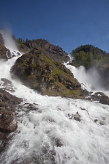 Image showing Låtefossen waterfall