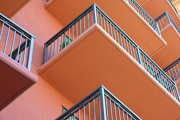 Image showing Horizontal Balconies