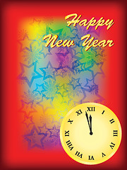 Image showing happy new year background