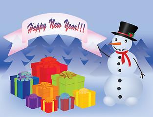Image showing Happy New Year background