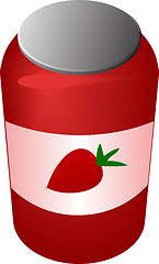 Image showing Jar of jam