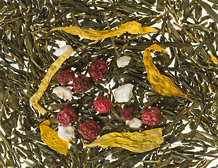 Image showing Tea pattern background