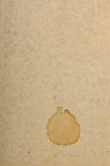 Image showing Old art paper with stain