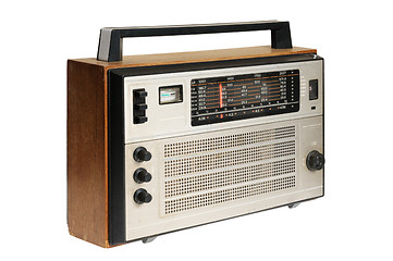 Image showing Oldfashioned retro radio