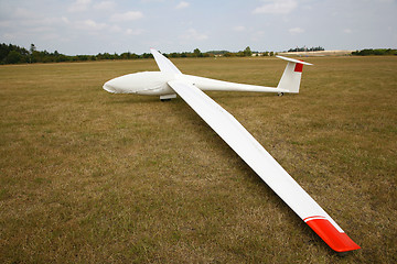 Image showing Parked glider.