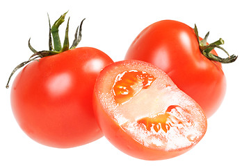 Image showing Three tomato