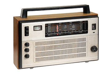 Image showing Oldfashioned retro radio