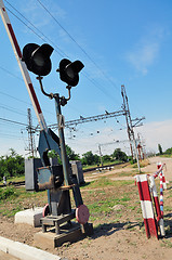 Image showing Railway traffic lights