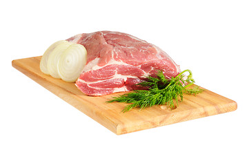 Image showing Piece of pork for roasting
