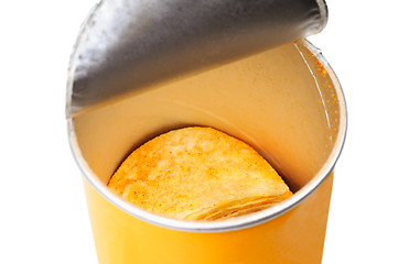 Image showing Chips in jar