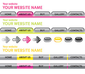 Image showing Web site template