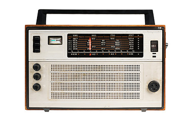 Image showing Oldfashioned retro radio