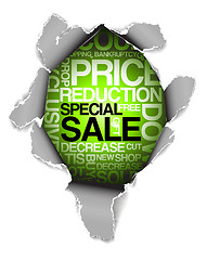 Image showing Sale discount advertisement