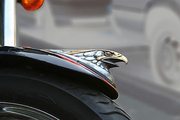 Image showing wheel of a motorcycle