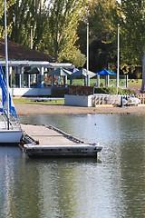 Image showing Nice little marina