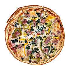 Image showing Takeout Specialty Combination Pizza