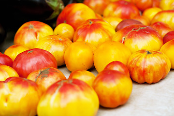 Image showing Fresh Heirloom Tomatoes