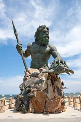 Image showing King Neptune Monument In Virginia Beach