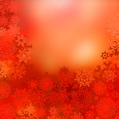 Image showing Red christmas background. EPS 8