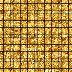 Image showing Gold mosaic background. EPS 8