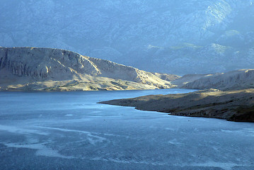 Image showing View on the island of Pag in Croatia