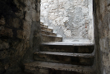 Image showing Stone stairs in Sibenik