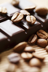 Image showing chocolate and coffee