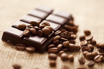 Image showing chocolate and coffee