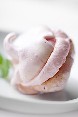 Image showing meringues and cream