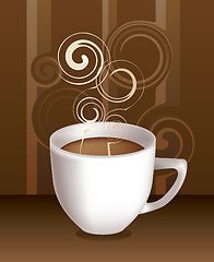 Image showing Cup of coffe. Vector