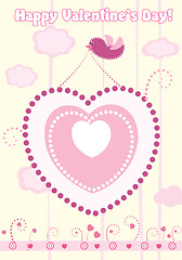 Image showing Valentine's day card