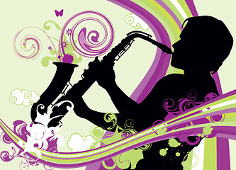 Image showing  Saxophonist