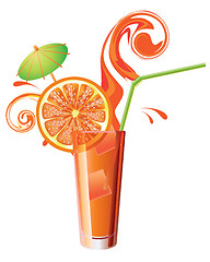 Image showing Orange juice