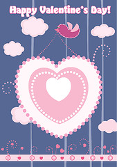 Image showing Valentine's day card