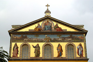 Image showing Basilica of Saint Paul Outside the Walls