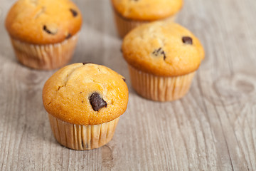 Image showing Chocolate muffins
