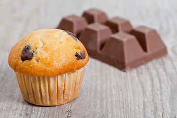 Image showing Chocolate muffins