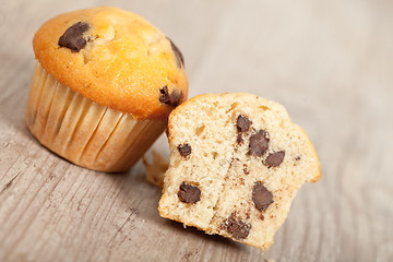 Image showing Chocolate muffins