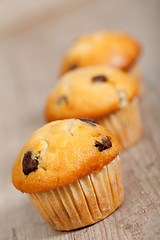 Image showing Chocolate muffins