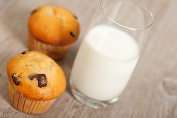 Image showing Chocolate muffins