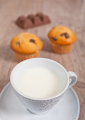 Image showing Chocolate muffins