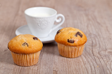 Image showing Chocolate muffins