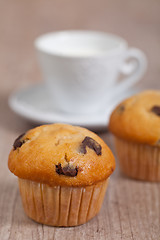 Image showing Chocolate muffins