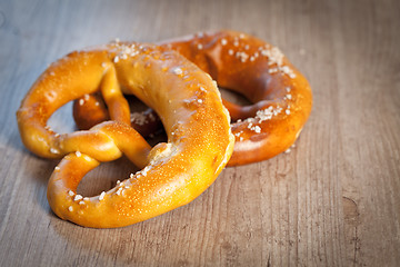 Image showing German pretzel