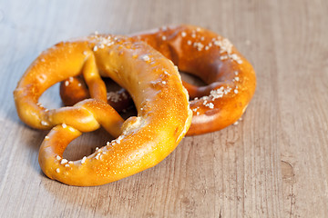 Image showing German pretzel