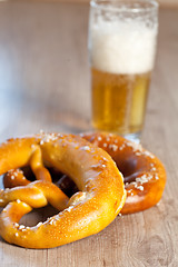 Image showing German pretzel