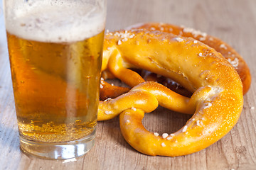 Image showing German pretzel