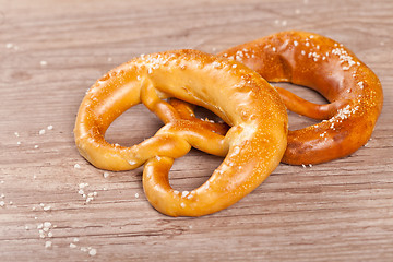 Image showing German pretzel