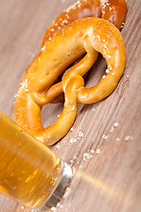 Image showing German pretzel