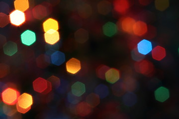 Image showing Christmas bokeh as background